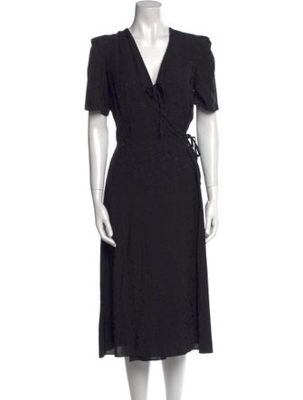 Sleeper V-Neck Knee-Length Dress