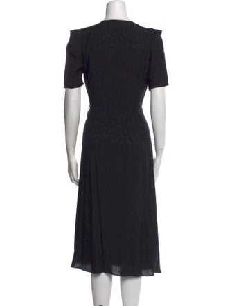 Sleeper V-Neck Knee-Length Dress