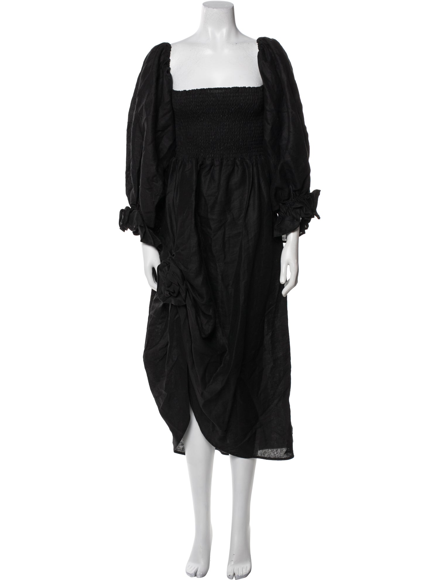 Sleeper Linen Midi Length Dress