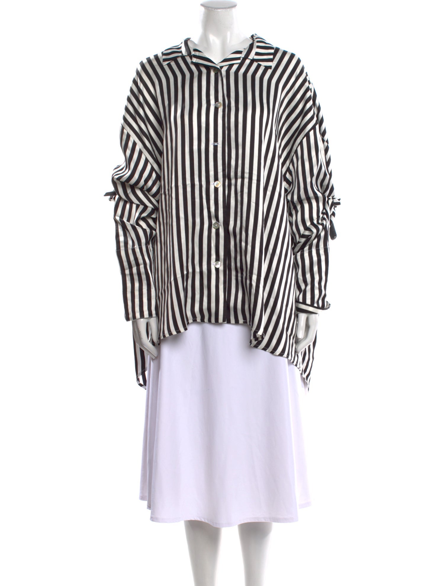 Sleeper Striped Bateau Neckline Tunic