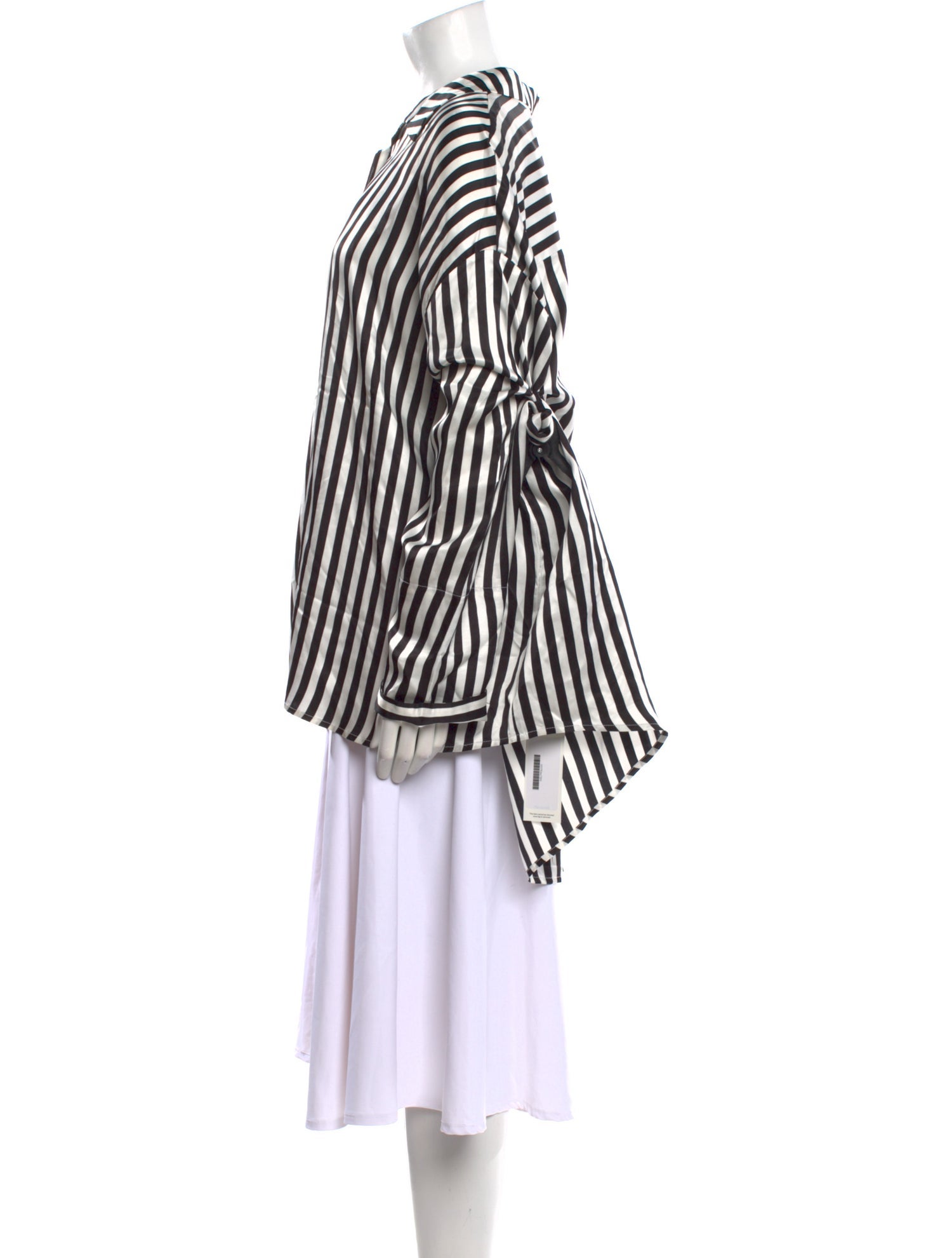 Sleeper Striped Bateau Neckline Tunic