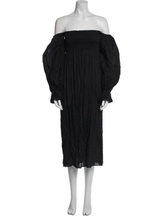 Sleeper Linen Midi Length Dress