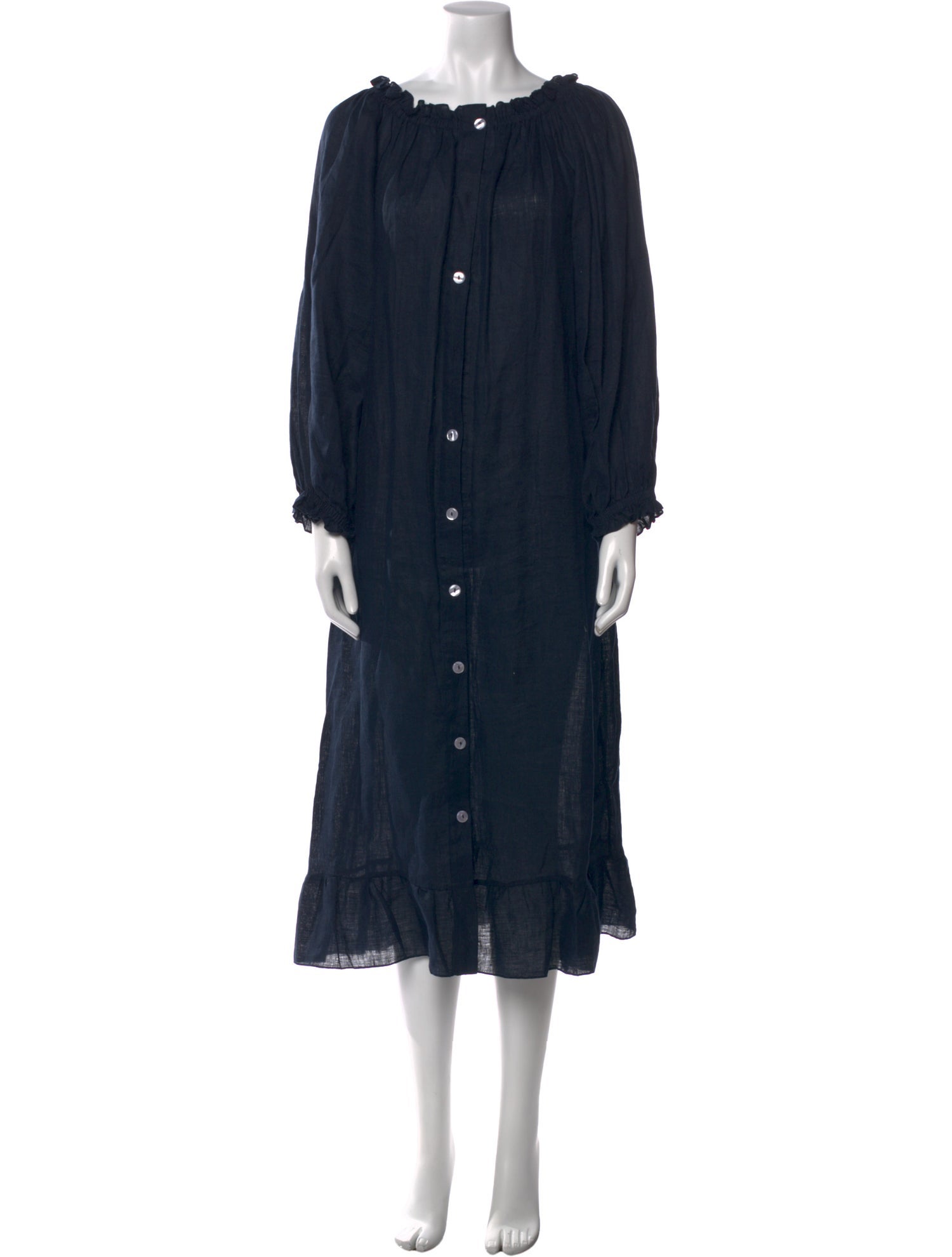 Sleeper Linen Midi Length Dress