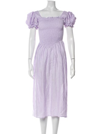Sleeper Linen Midi Length Dress
