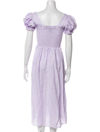 Sleeper Linen Midi Length Dress
