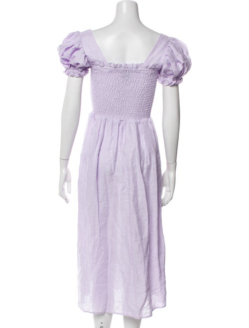 Sleeper Linen Midi Length Dress