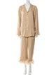 Sleeper Feather Trim Pajamas