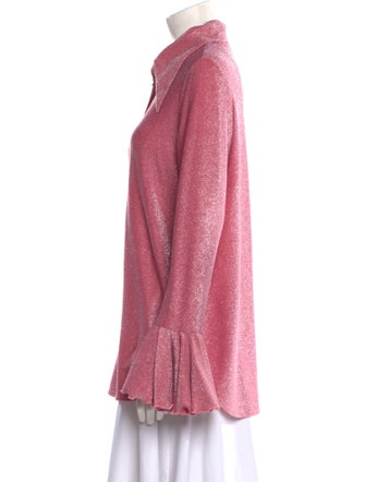 Sleeper Long Sleeve Button-Up Top