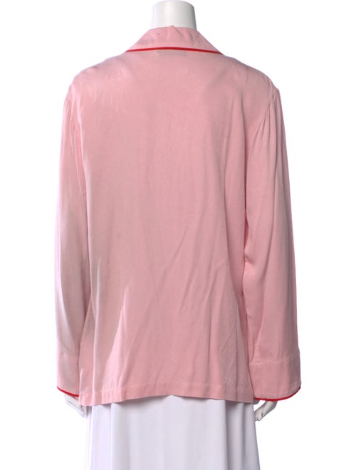 Sleeper Long Sleeve Button-Up Top