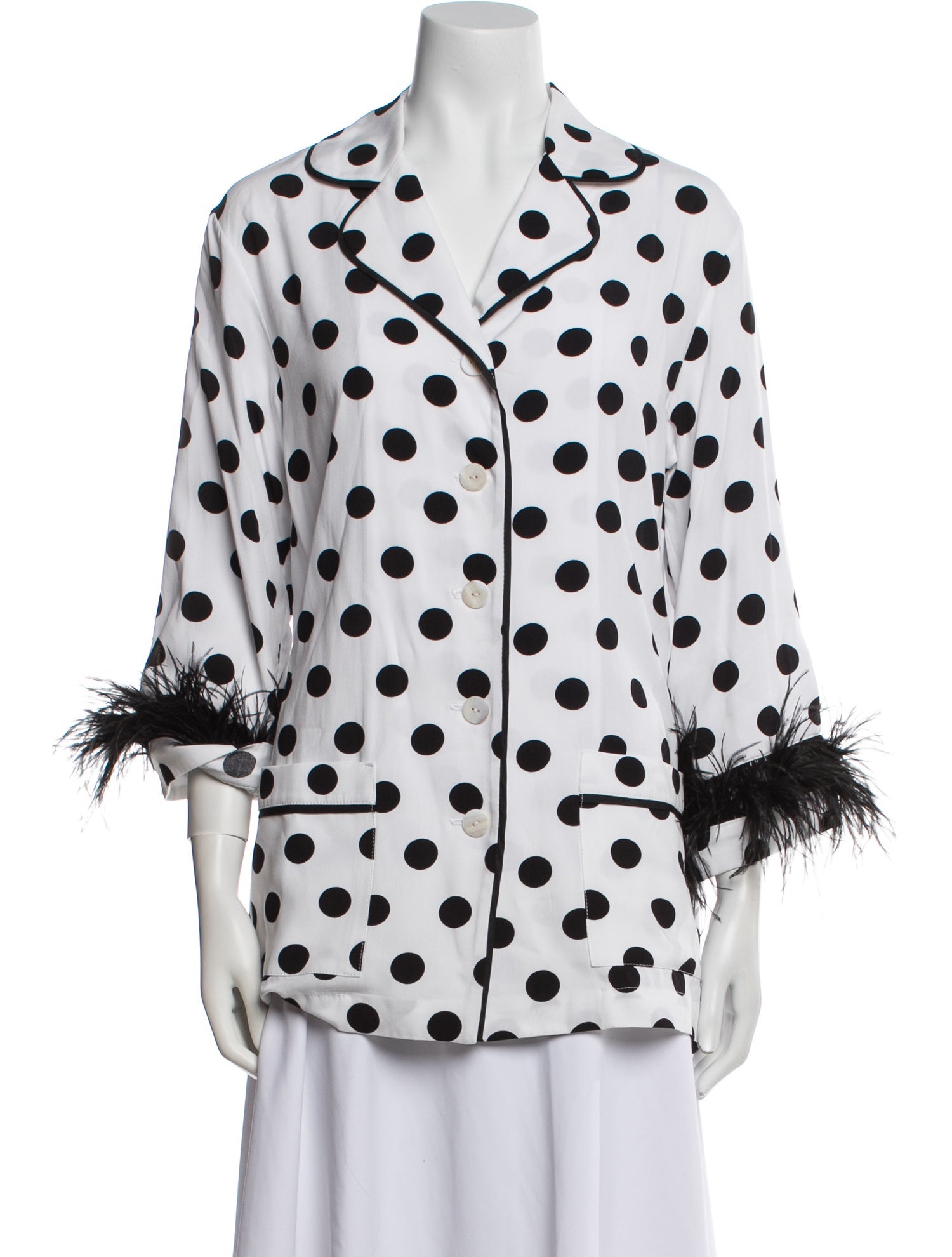 Sleeper Polka Dot Print Pajamas