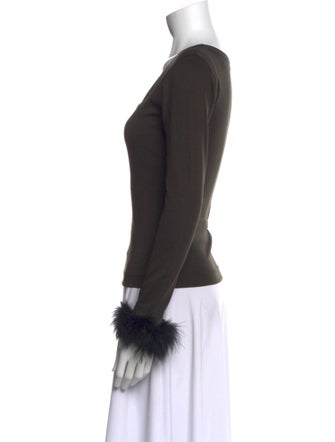 Sleeper Square Neckline Long Sleeve Top