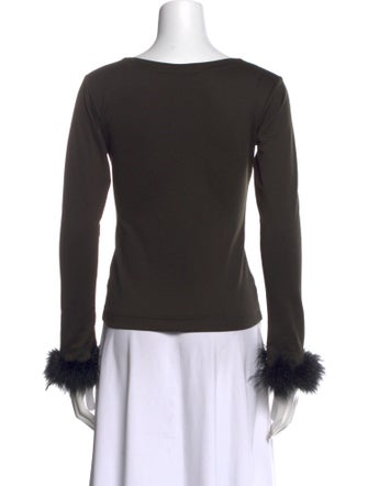 Sleeper Square Neckline Long Sleeve Top