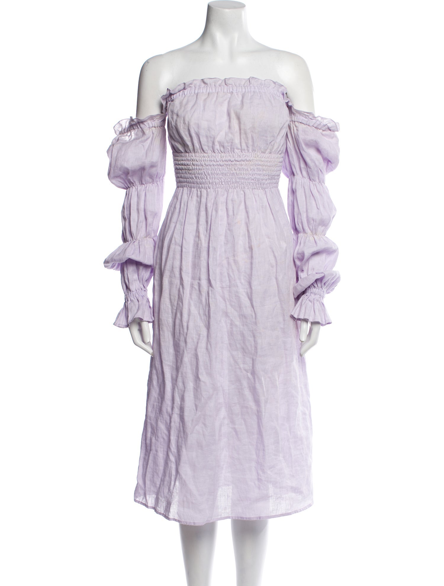 Sleeper Linen Midi Length Dress