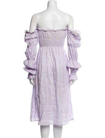 Sleeper Linen Midi Length Dress