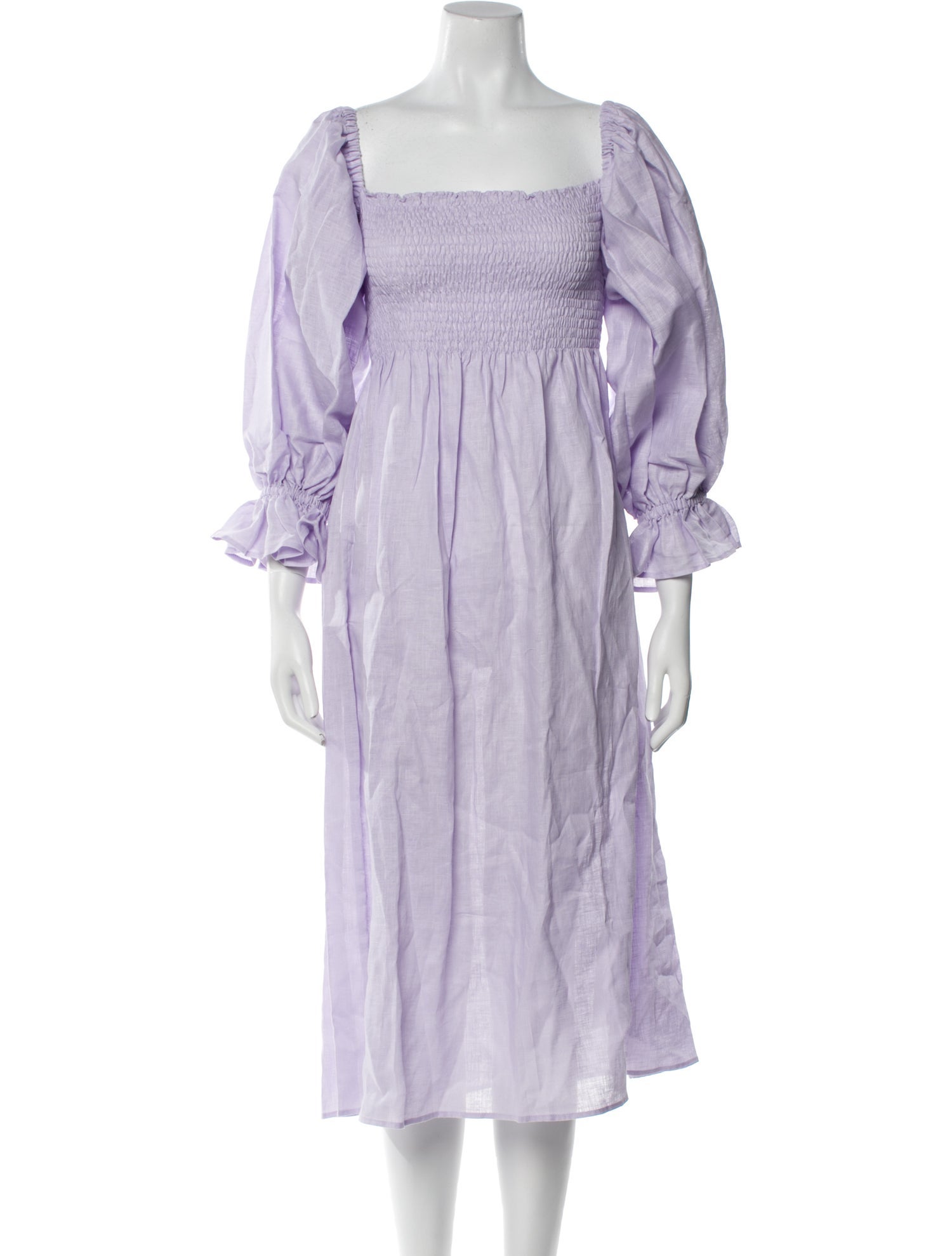 Sleeper Linen Midi Length Dress