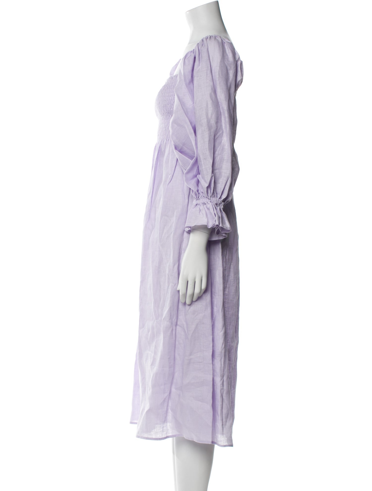 Sleeper Linen Midi Length Dress