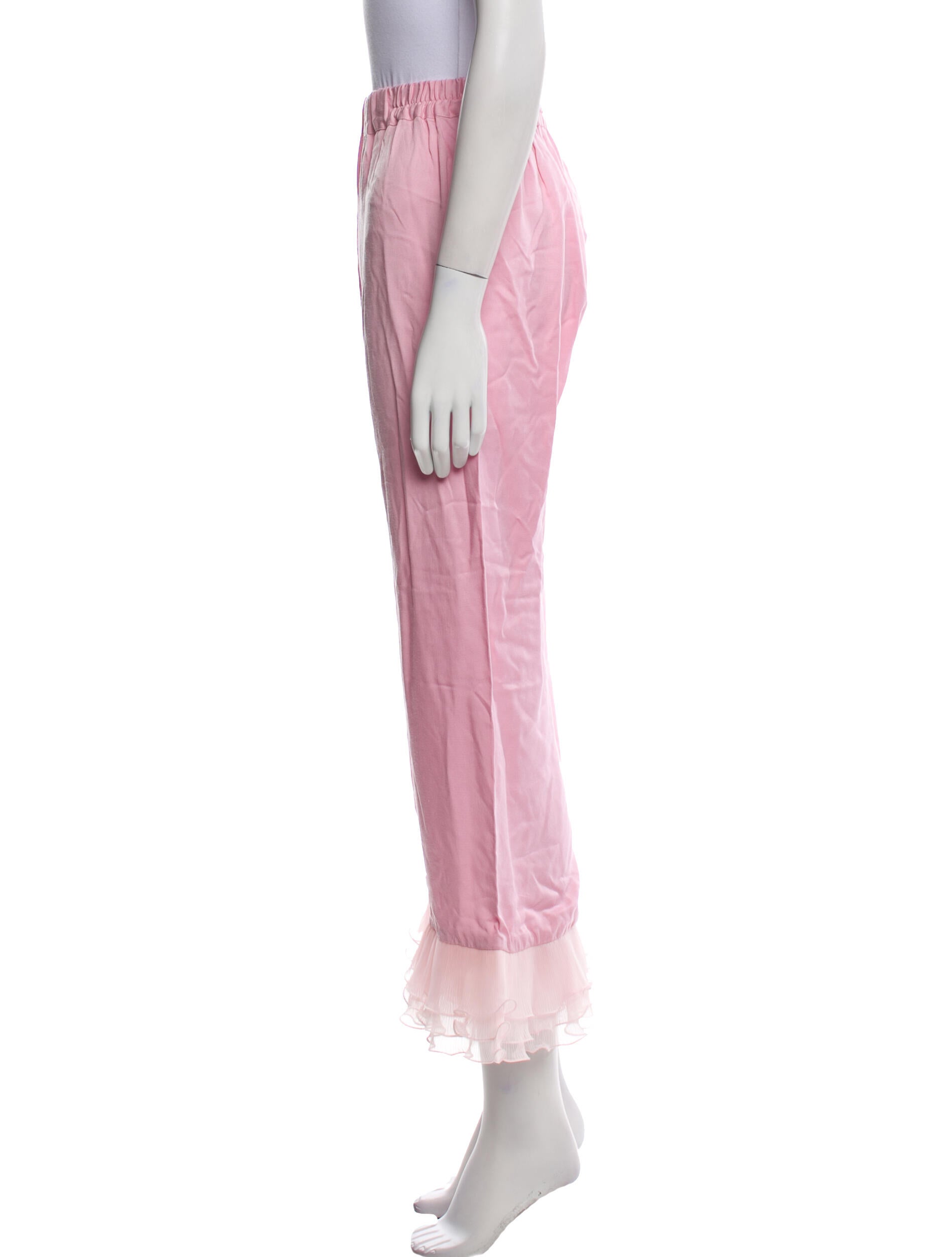 Sleeper Ruffle Embellishment Sweatpants