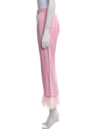 Sleeper Ruffle Embellishment Sweatpants