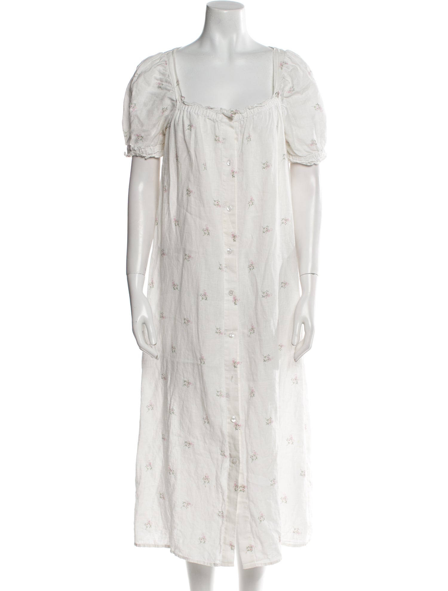 Sleeper Linen Midi Length Dress