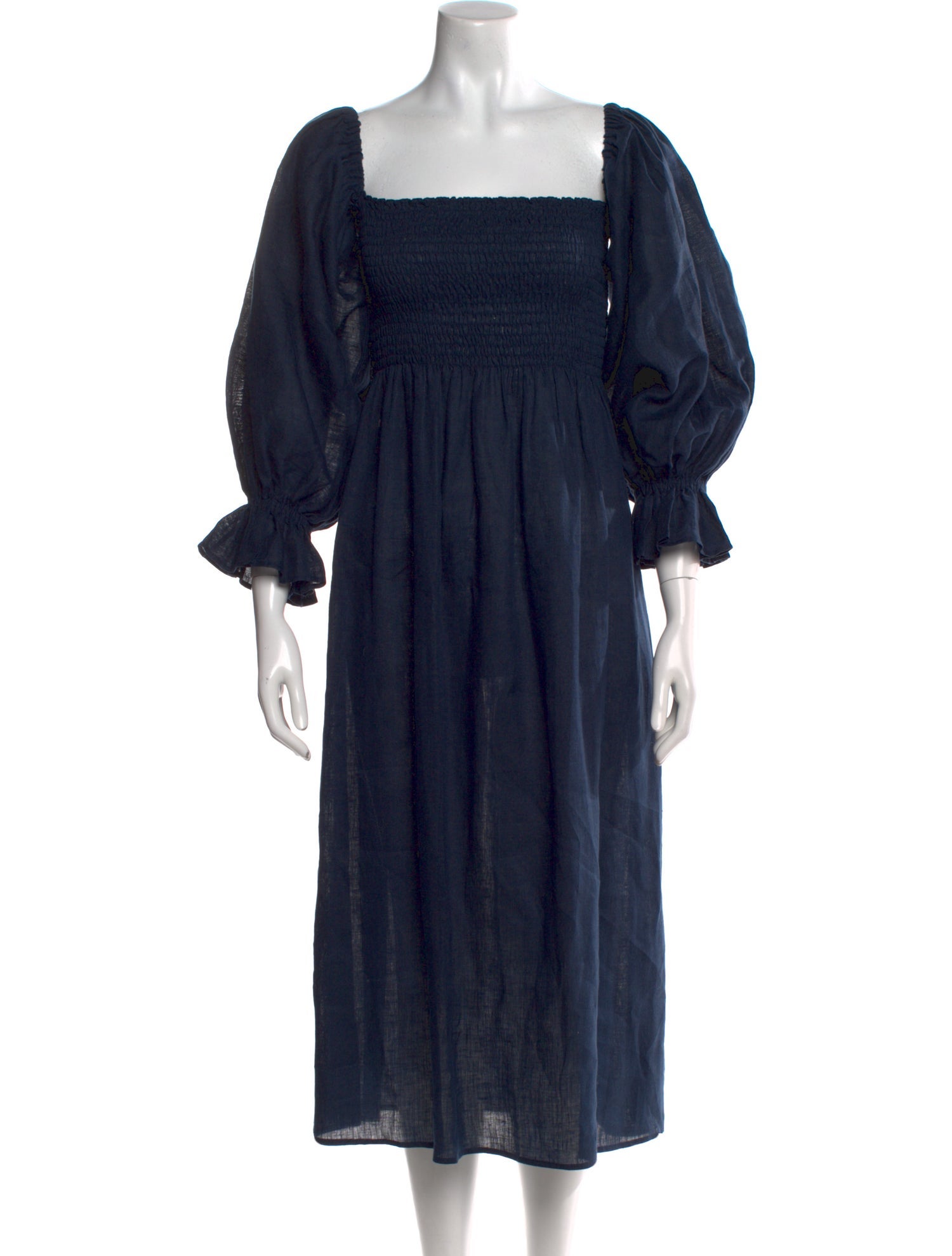 Sleeper Linen Midi Length Dress