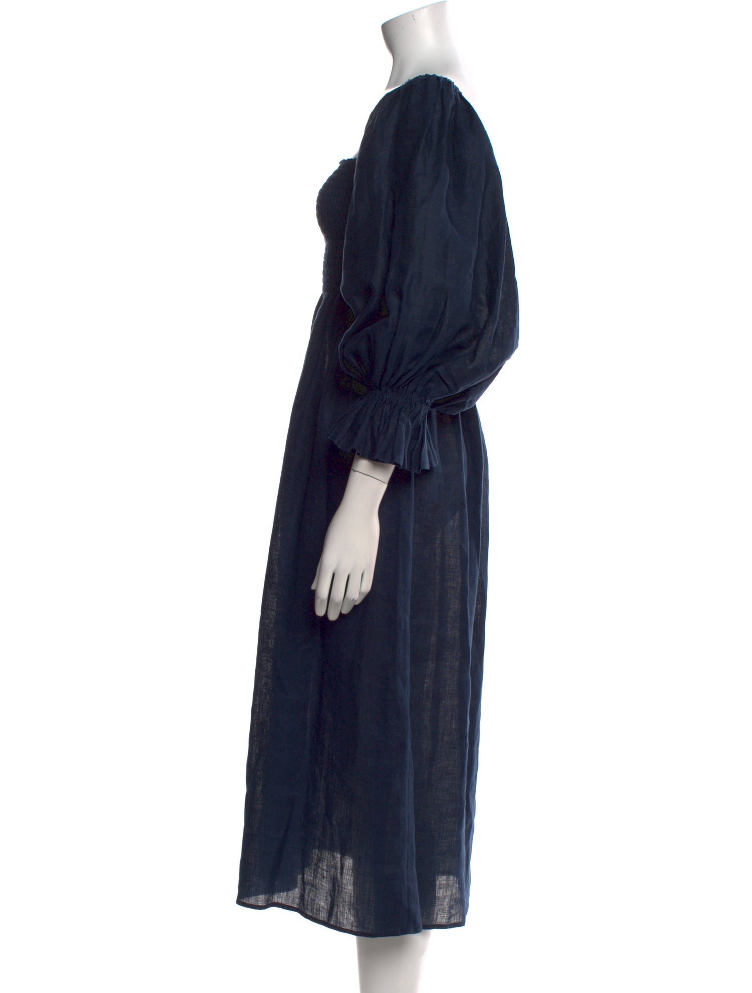 Sleeper Linen Midi Length Dress