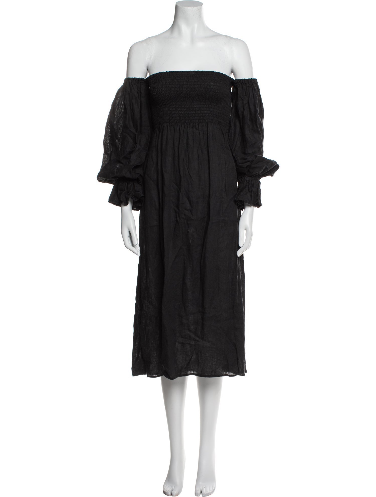Sleeper Linen Midi Length Dress