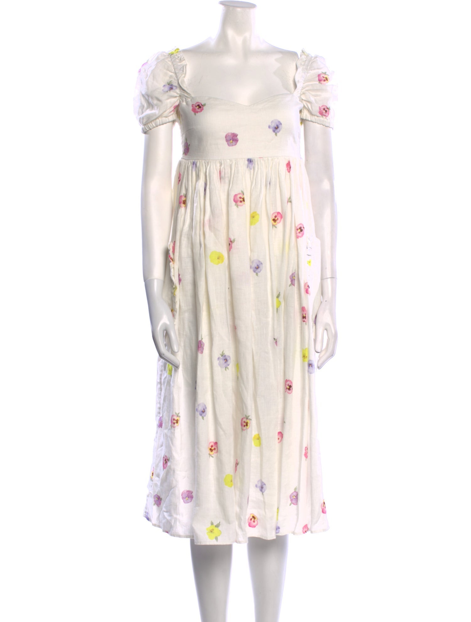 Sleeper Linen Midi Length Dress