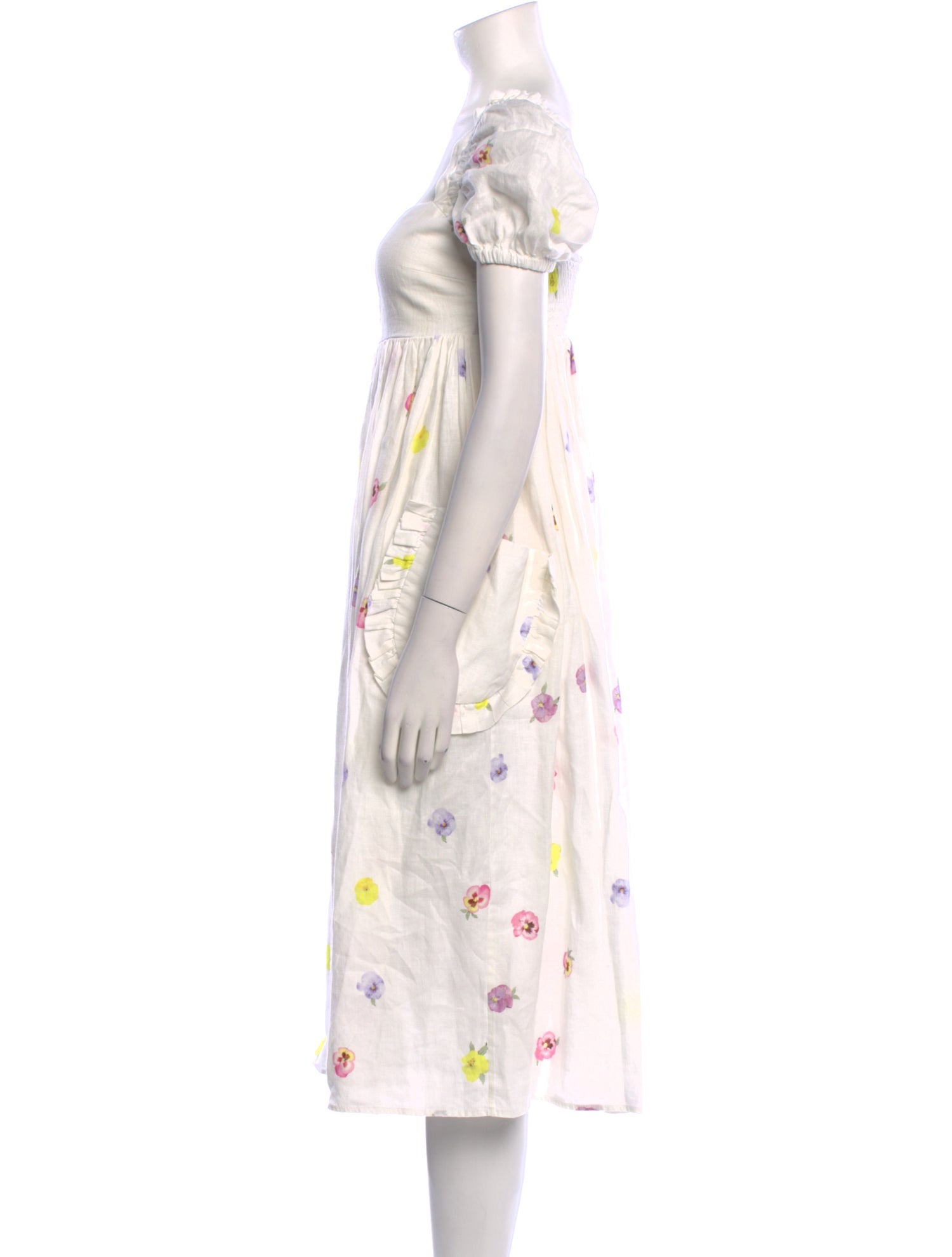 Sleeper Linen Midi Length Dress