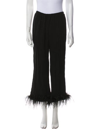 Sleeper Feather Trim Pajamas