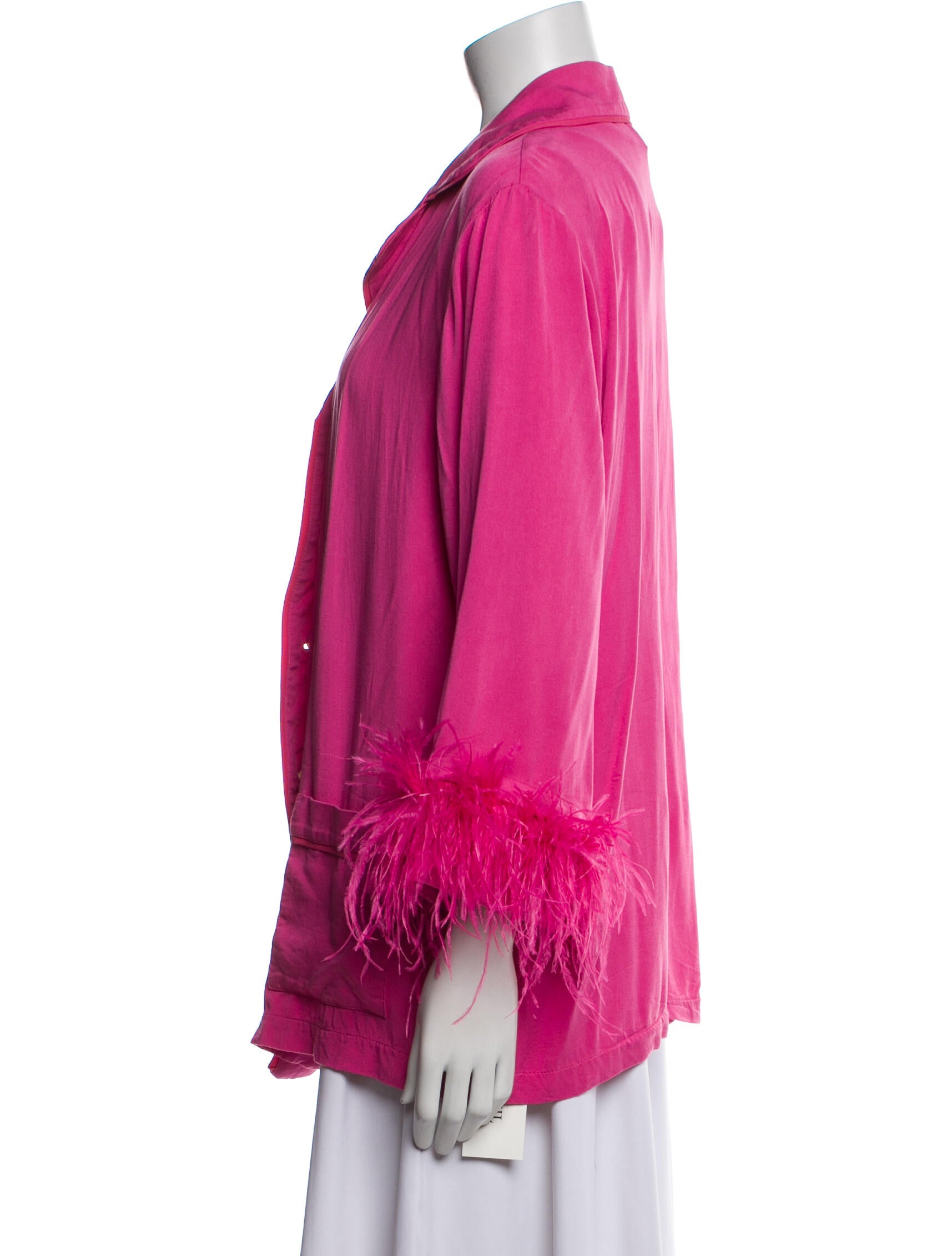 Sleeper Feather Trim Pajamas