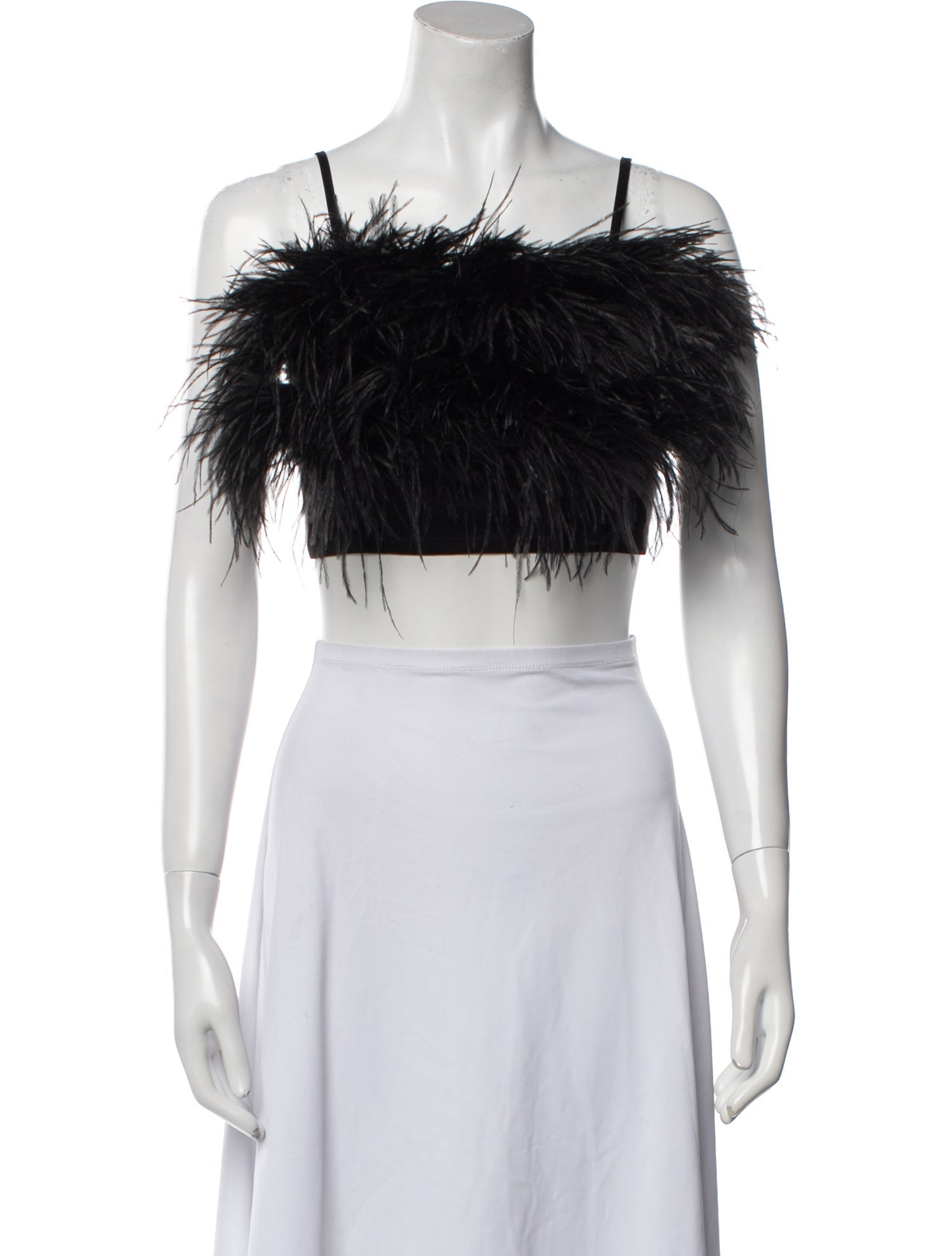 Sleeper Off-The-Shoulder Sleeveless Crop Top