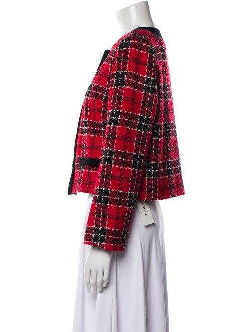 Sleeper Plaid Print Evening Jacket