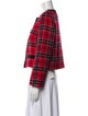 Sleeper Plaid Print Evening Jacket
