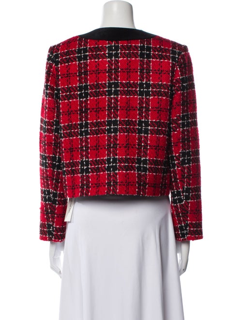 Sleeper Plaid Print Evening Jacket