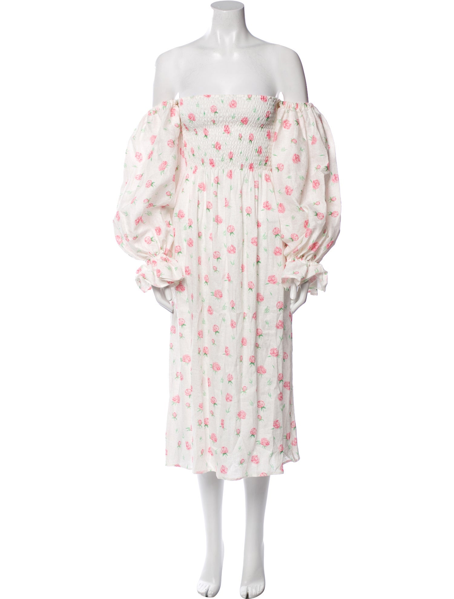 Sleeper Linen Midi Length Dress