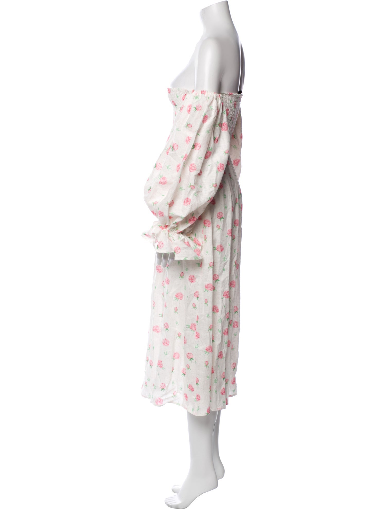 Sleeper Linen Midi Length Dress
