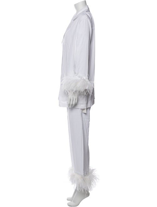 Sleeper Feather Trim Lounge Set