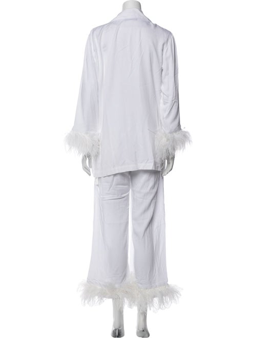 Sleeper Feather Trim Lounge Set