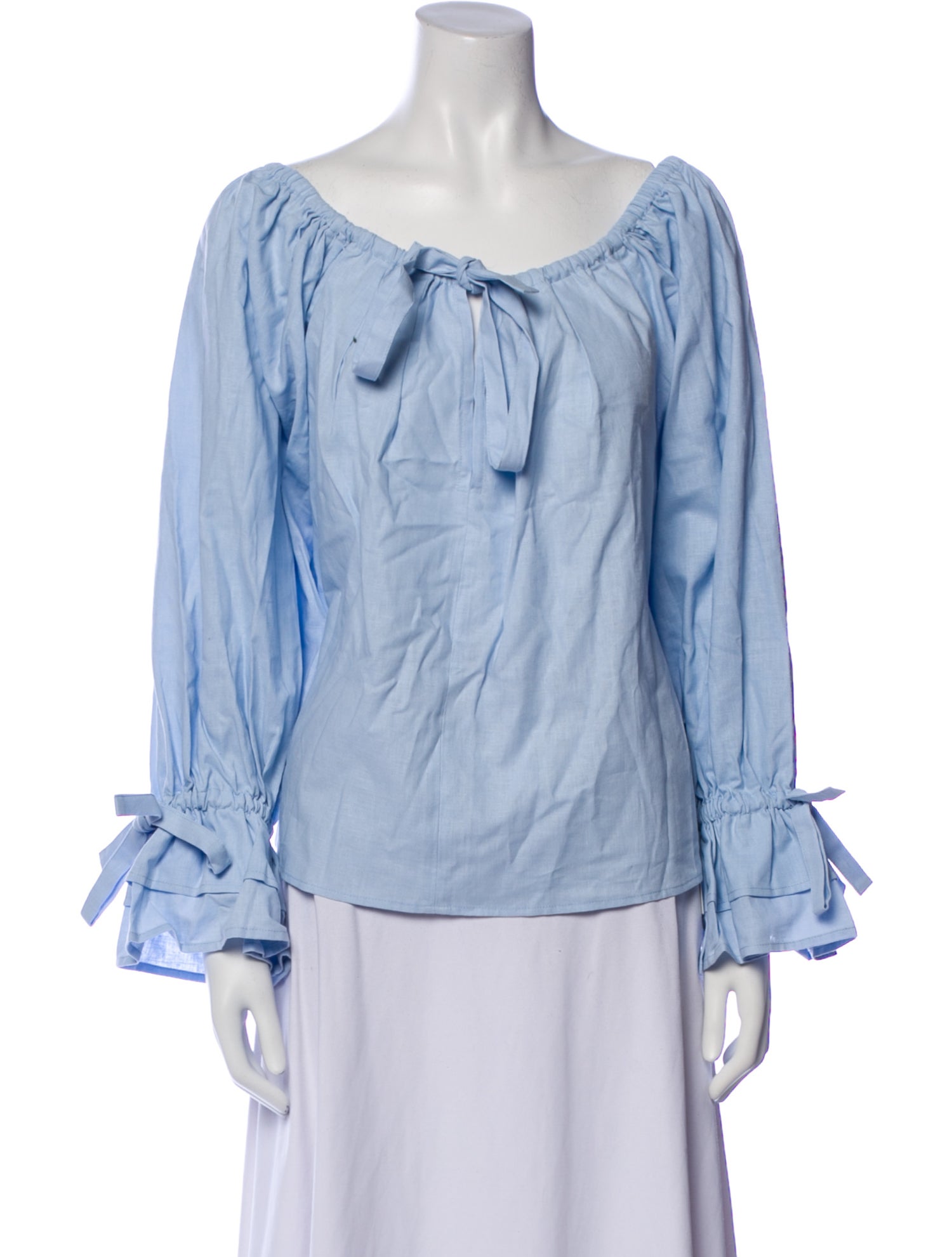 Sleeper Off-The-Shoulder Long Sleeve Blouse w/ Tags