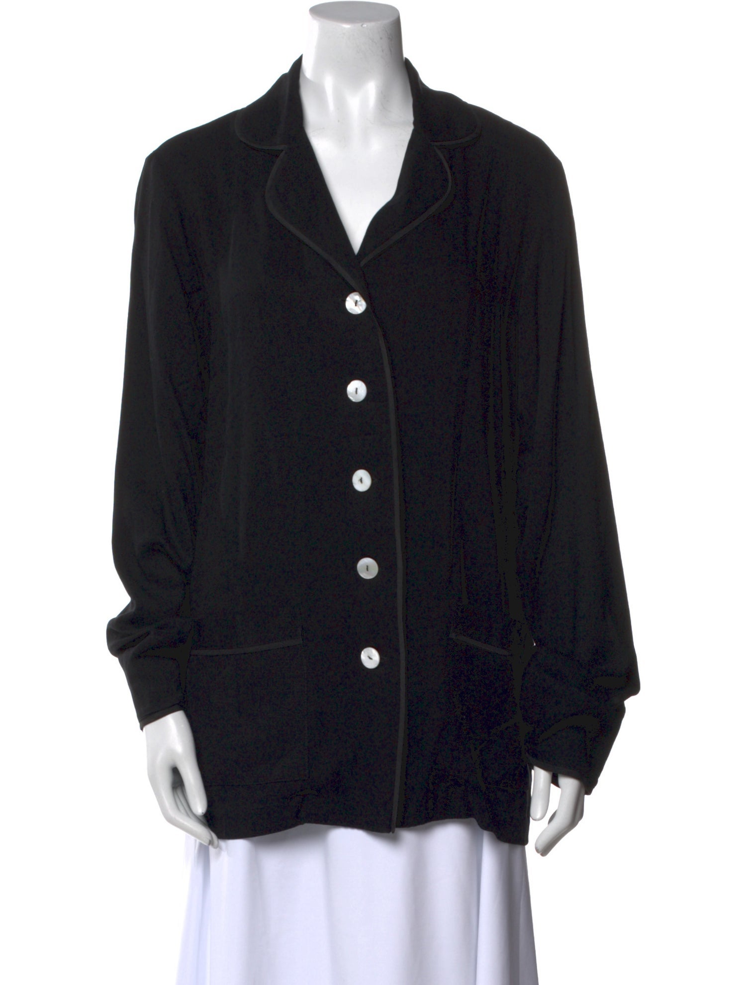 Sleeper Long Sleeve Button-Up Top