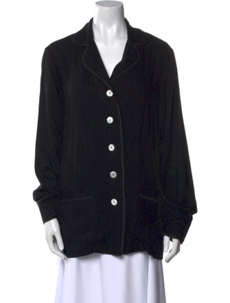 Sleeper Long Sleeve Button-Up Top