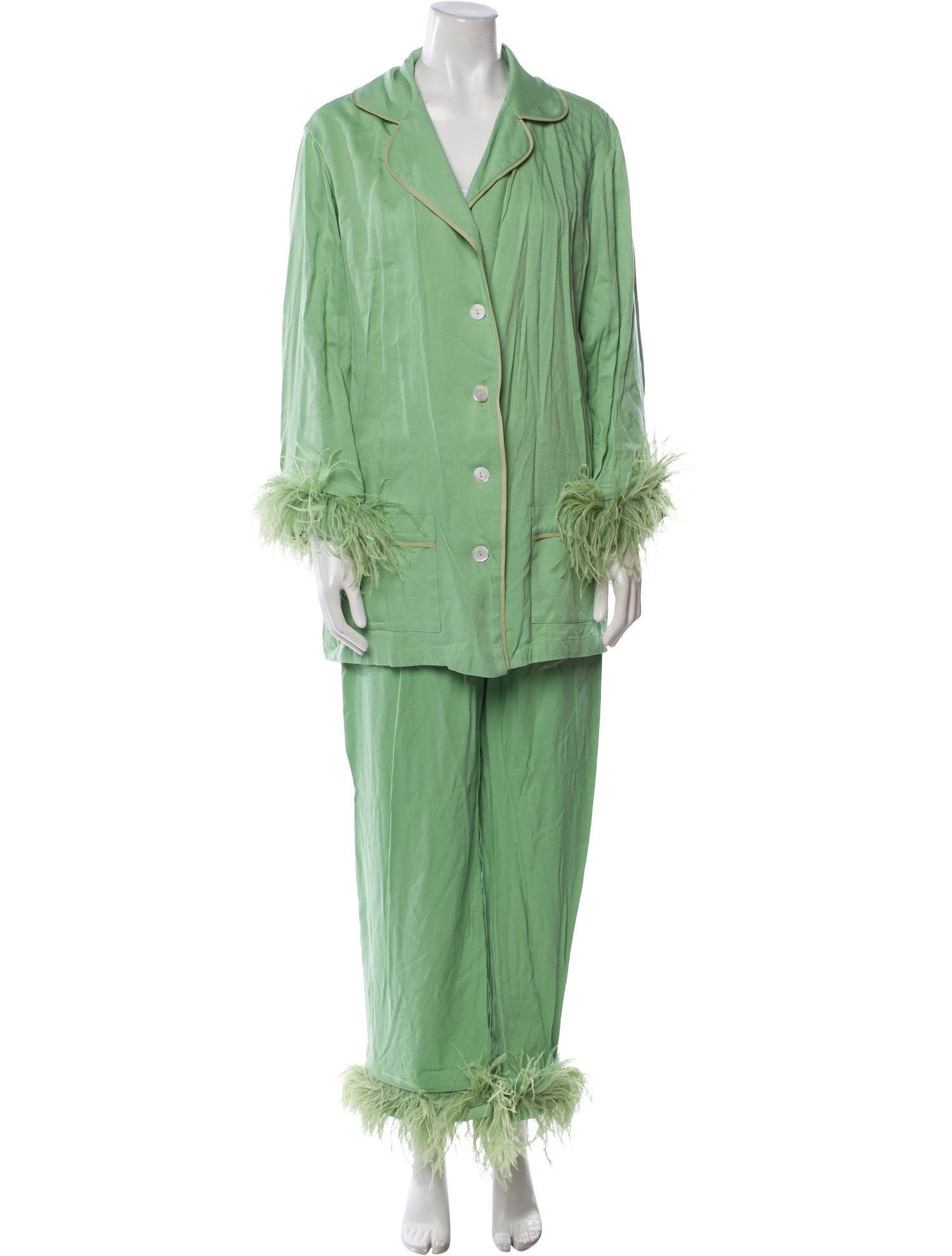 Sleeper Fur Trim Lounge Set