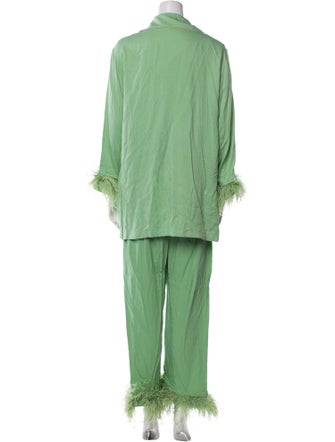 Sleeper Fur Trim Lounge Set