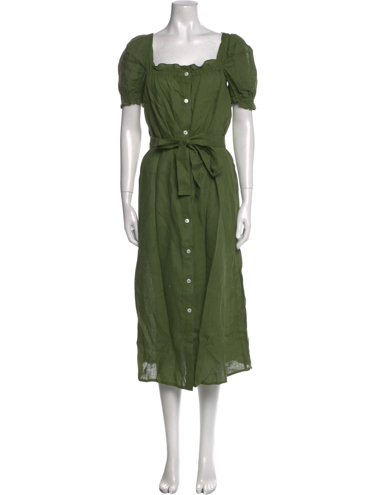 Sleeper Linen Midi Length Dress