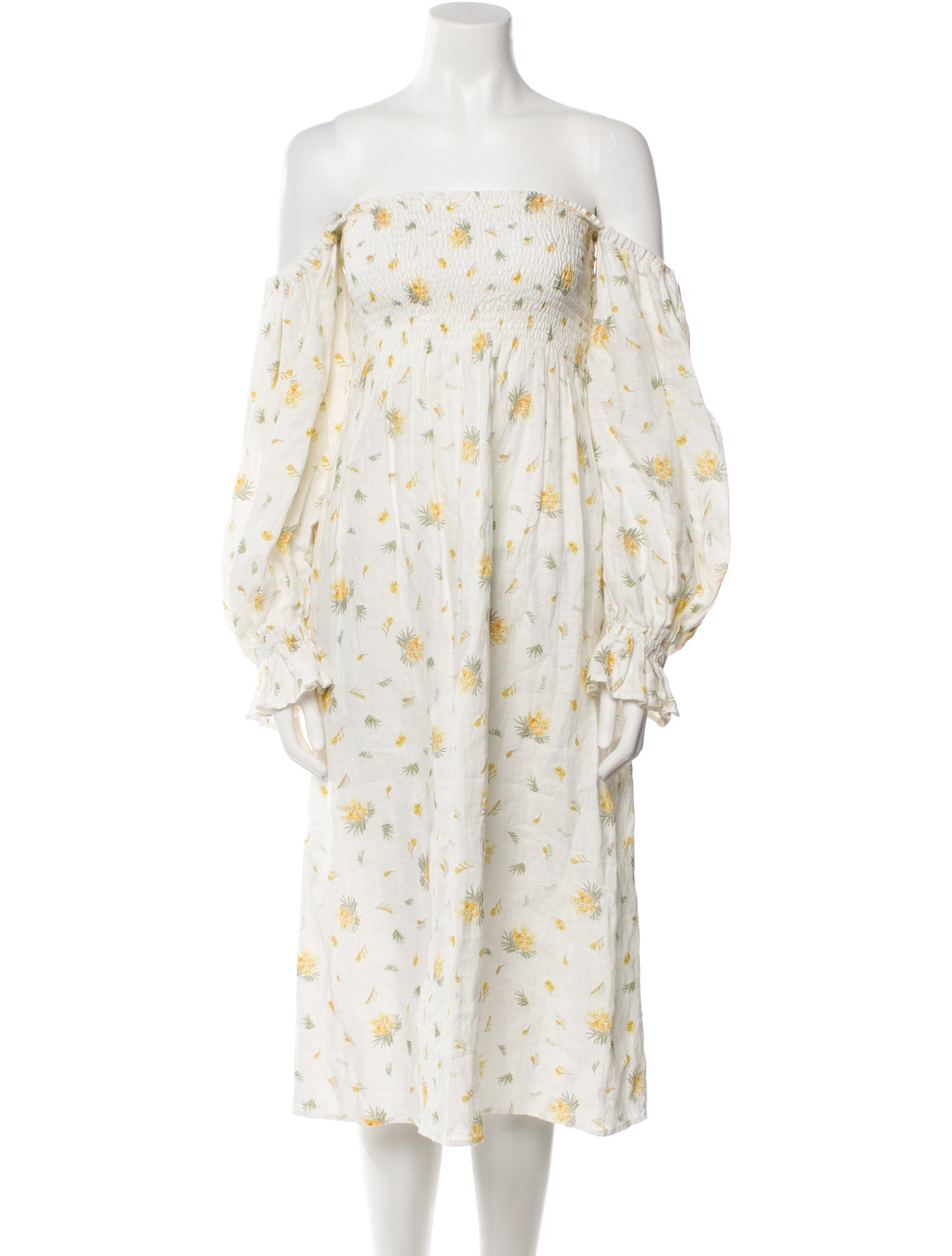 Sleeper Linen Midi Length Dress