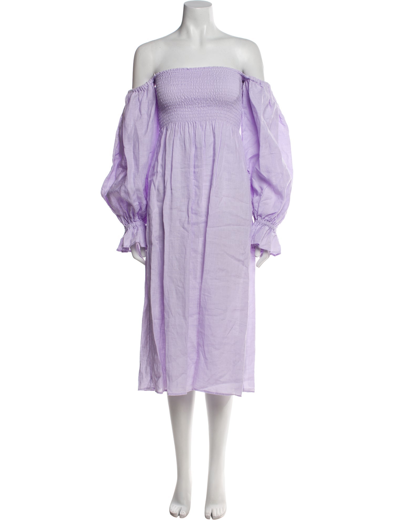 Sleeper Linen Midi Length Dress