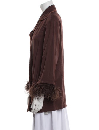 Sleeper Feather Trim Pajamas