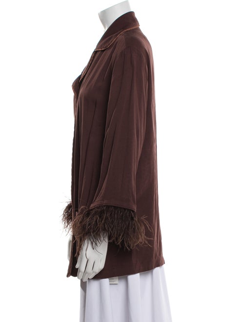 Sleeper Feather Trim Pajamas