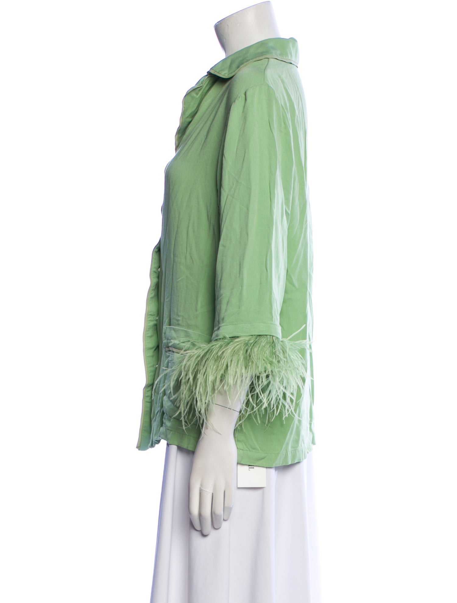 Sleeper Feather Trim Pajamas