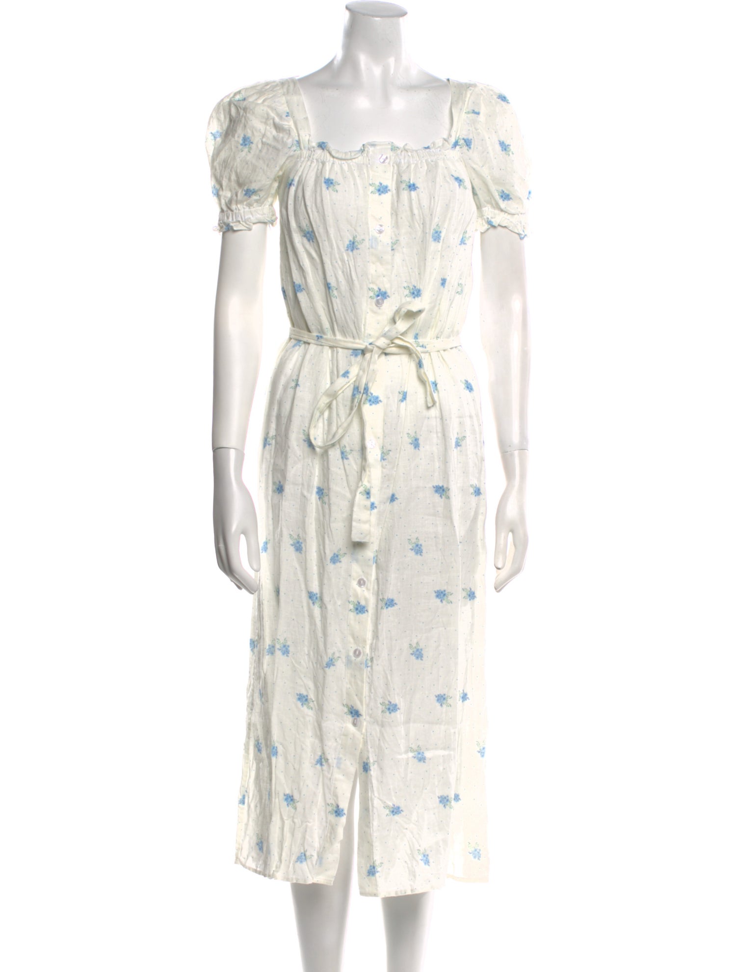 Sleeper Linen Midi Length Dress